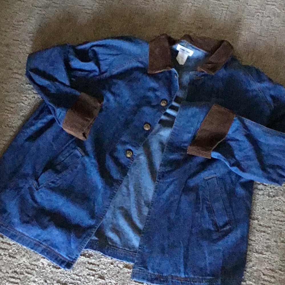 Michelle Louise size Lg denim jacket/Vintage